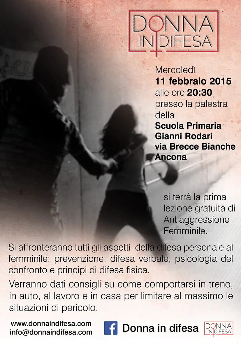 Locandina: Presentazione del corso e prima lezione gratuita, febbraio 2015
